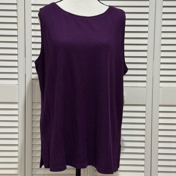 Chico’s Zenergy Purple Cardigan & Camisole Set – Size XL / 16-18 (Chico's 3) - Picture 11 of 13
